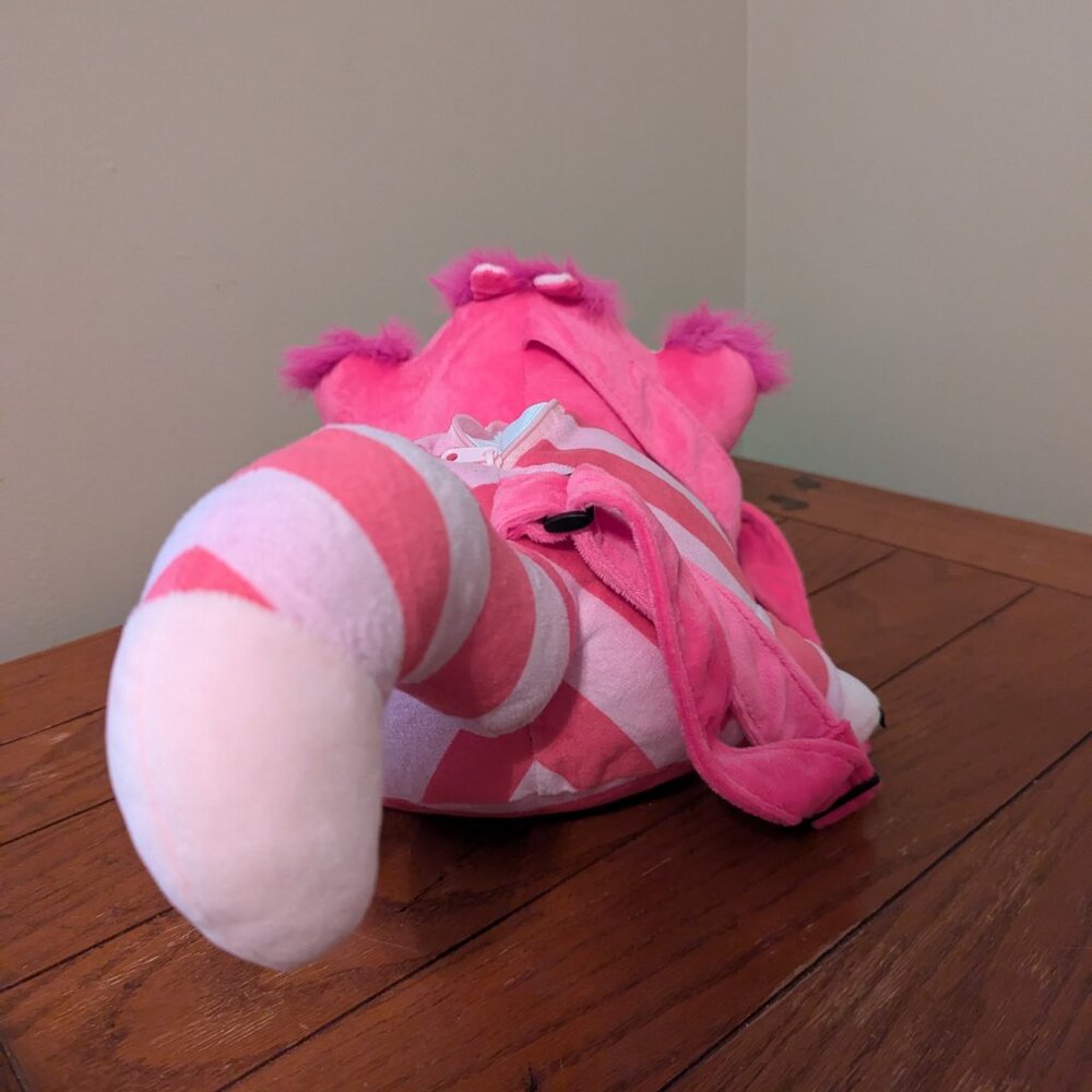 Disney Cheshire Cat Plush Costume Companion Purse Alice in Wonderland Cosplay - Picture 4 of 8